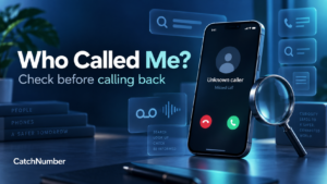 Who called me from this number: a reverse phone lookup showing carrier, line type and region
